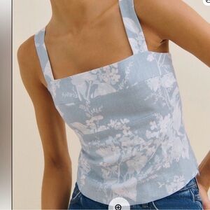 Reformation Darci Linen Tank